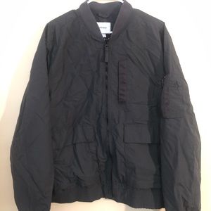 Grey Old Navy Bomber Jacket